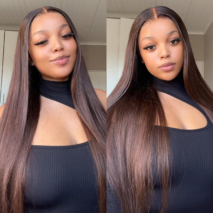 ✨ Top-Rated Human Hair Lace Wig – Straight, Silky & Gorgeous!