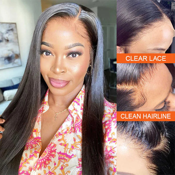 ✨ Top-Rated Human Hair Lace Wig – Straight, Silky & Gorgeous!