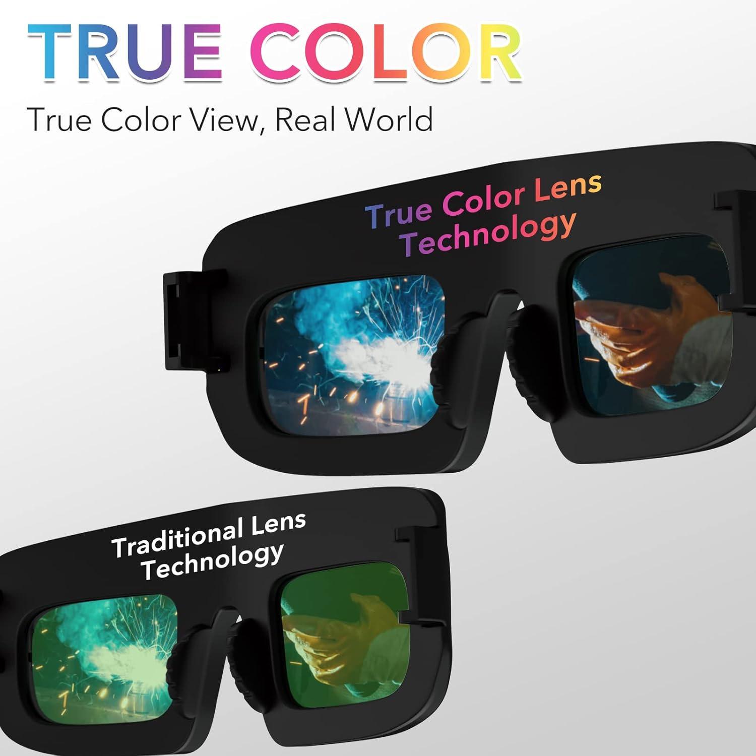 🛠️ Hot Deal ! – Solar Auto-Darkening Welding Goggles – Eye Protection with Smart Light Control