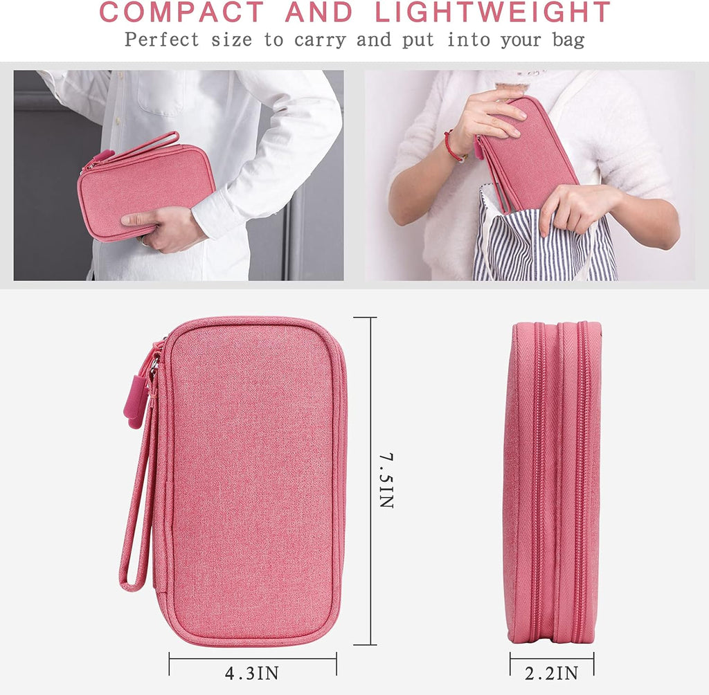 🎒 Stay Organized on the Go - ✨Waterproof Data Cable Storage Bag