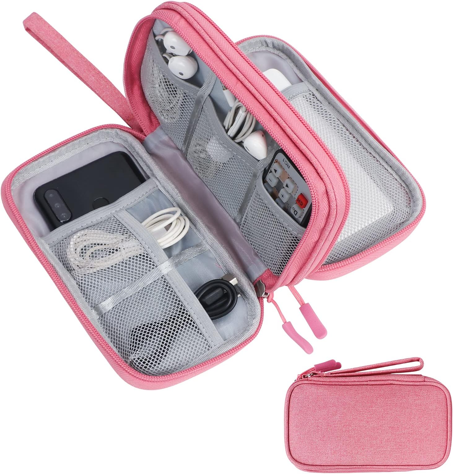 🎒 Stay Organized on the Go - ✨Waterproof Data Cable Storage Bag