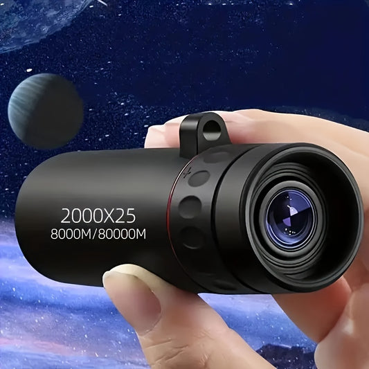 【Valentine’s Day Sale 💖】2000x25 HD Monocular Telescope - High Power, Portable for Outdoor Use