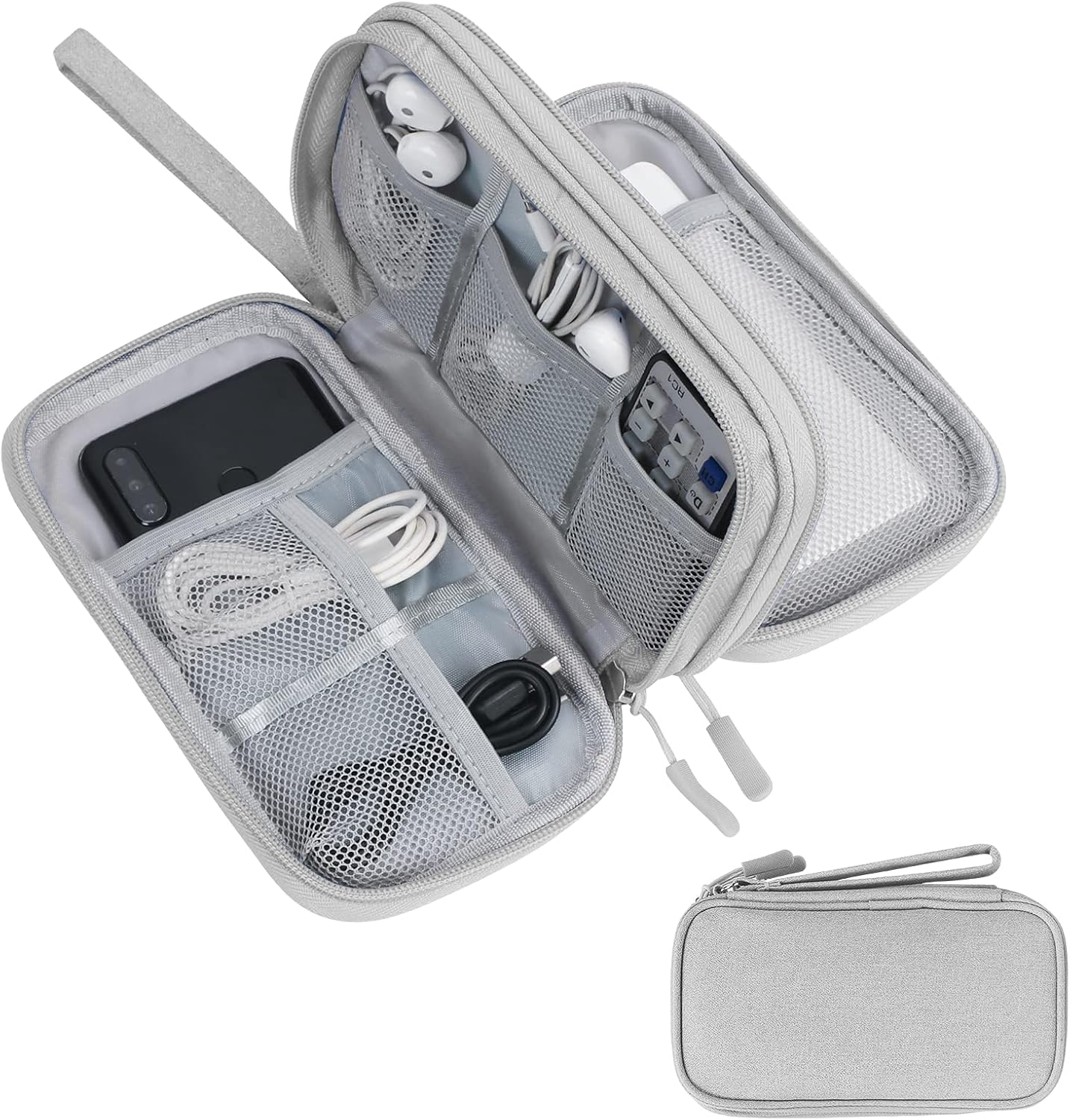 🎒 Stay Organized on the Go - ✨Waterproof Data Cable Storage Bag