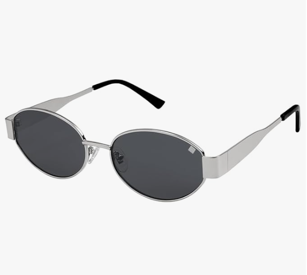 🔥HOT SALE | Trendy Oval Sunglasses – Metal Frame, Vintage Style, UV Protection 😎 Fashion Shades for Men & Women!