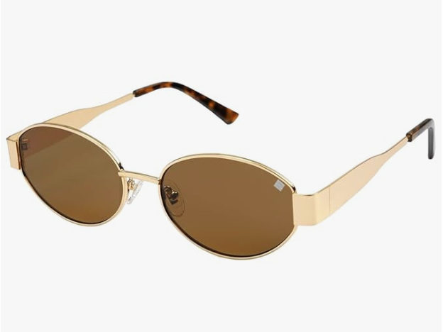 🔥HOT SALE | Trendy Oval Sunglasses – Metal Frame, Vintage Style, UV Protection 😎 Fashion Shades for Men & Women!