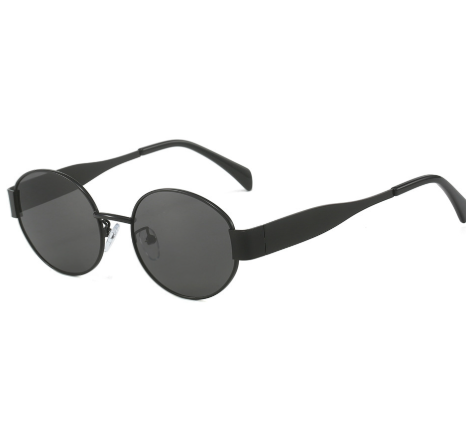 🔥HOT SALE | Trendy Oval Sunglasses – Metal Frame, Vintage Style, UV Protection 😎 Fashion Shades for Men & Women!