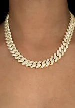 【Valentine’s Day Sale 💖】15MM Ladies Cuban Link Chain – The Crown Jewel of Style