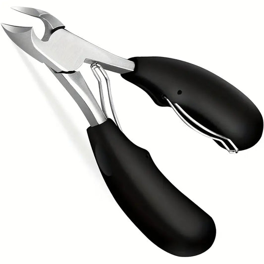 4-Piece Nail Clipper Set - Professional Sharp Curved Blade, Heavy Duty Hairdressing Scissors for Thick Nails