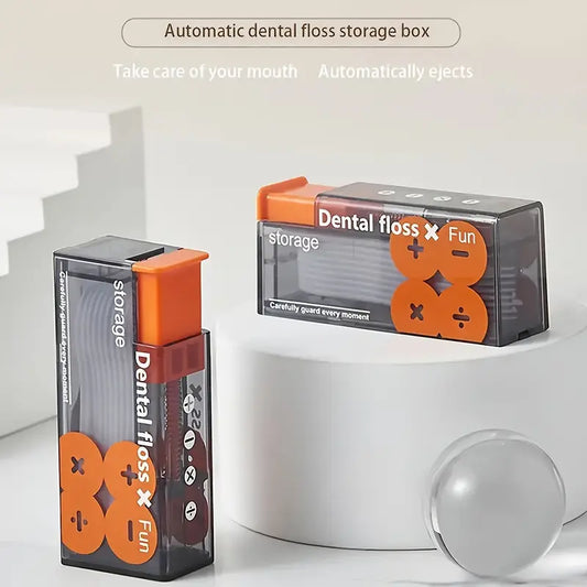 Portable automatic deep cleaning bandage, dental floss dispenser, reusable bandage stick