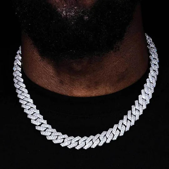 【🔥Limited time two piece offer】15MM Classic Cuban Link Chain – The Crown Jewel of Style