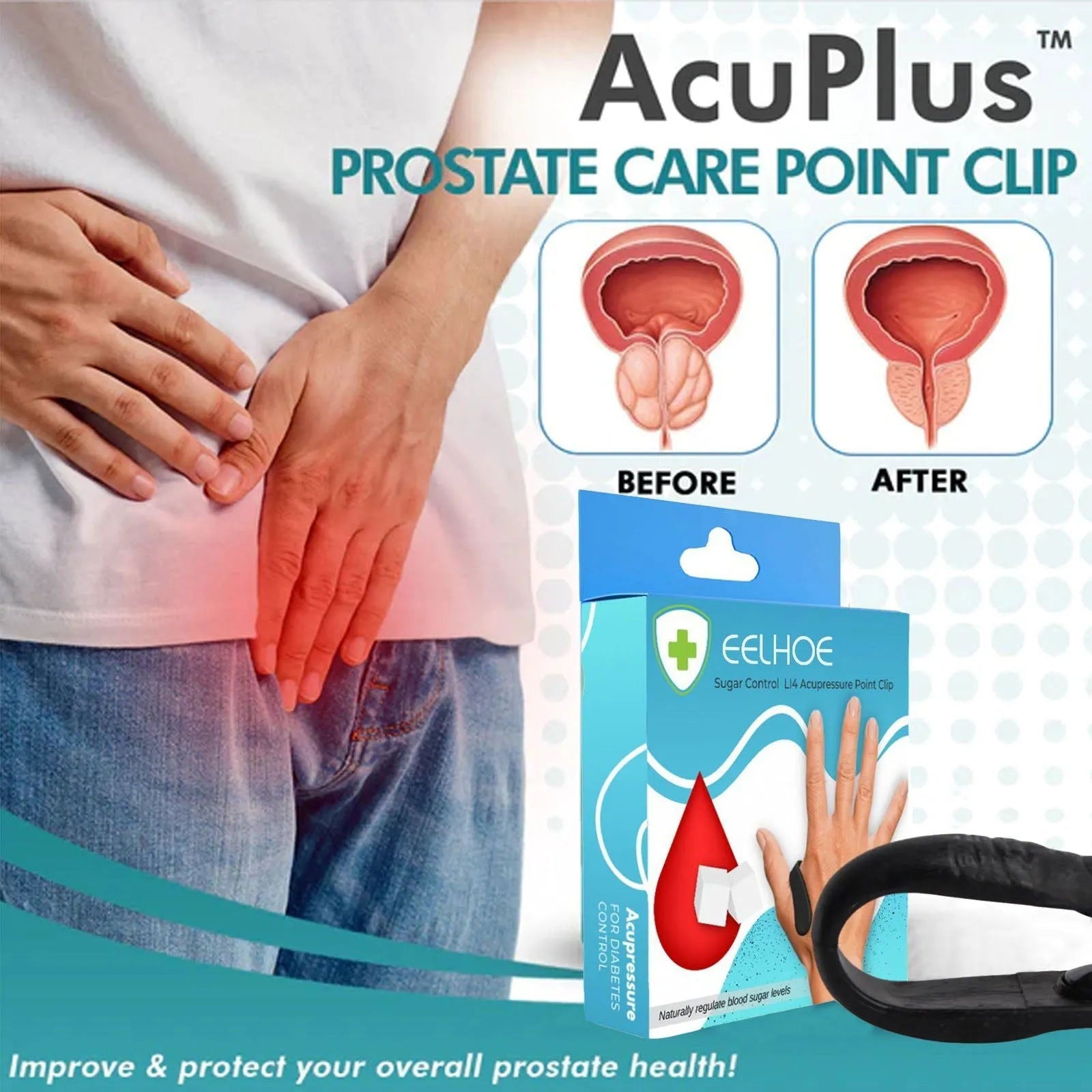 AcuPlus Prostate Care Point Clip - Lenepot -  -  -  - #tag1# - #tag2# - #tag3# - #tag4#