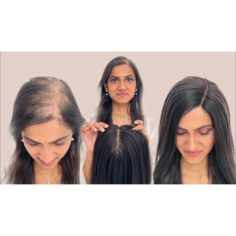 Mini Scalp Topper  2x3 Silk Base Hair Topper - Lenepot -  -  -  - #tag1# - #tag2# - #tag3# - #tag4#