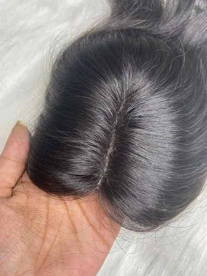 Mini Scalp Topper  2x3 Silk Base Hair Topper - Lenepot -  -  -  - #tag1# - #tag2# - #tag3# - #tag4#